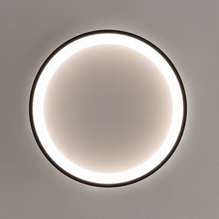 Brilagi - LED димируемо таванно осветително тяло FALCON SLIM LED/42W/230V 3000-6500K Ø 50 см черно + дистанционно управление