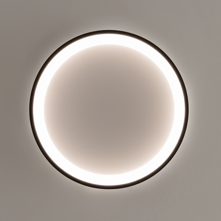 Brilagi - LED димируемо таванно осветително тяло FALCON SLIM LED/42W/230V 3000-6500K Ø 50 см черно + дистанционно управление