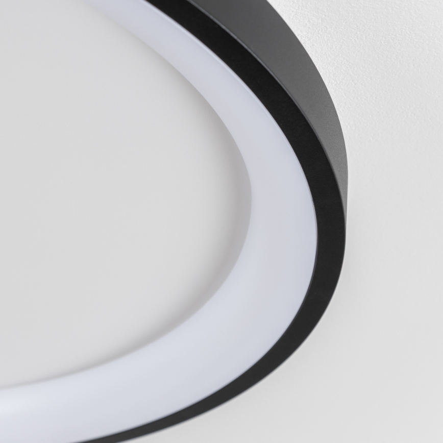 Brilagi - LED димируемо таванно осветително тяло FALCON SLIM LED/42W/230V 3000-6500K Ø 50 см черно + дистанционно управление