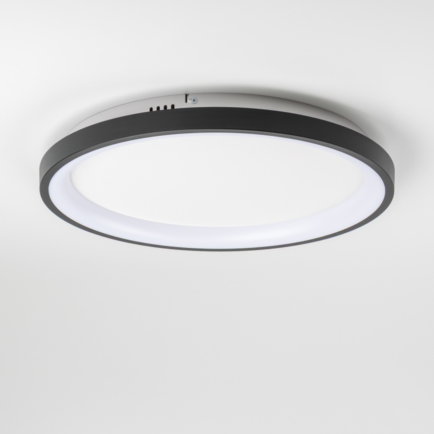 Brilagi - LED димируемо таванно осветително тяло FALCON SLIM LED/42W/230V 3000-6500K Ø 50 см черно + дистанционно управление