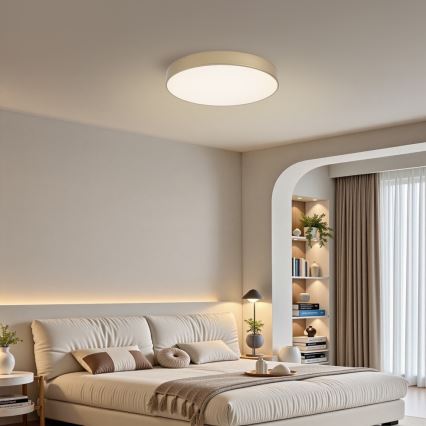 Brilagi - Димируем LED таванен плафон POOL LED/60W/230V 3000-6000K Ø 50 см златист + дистанционно управление