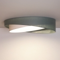BRILAGI - LED Димируем таванен плафон VELVET TWIST LED/36W/230V 3000-6000K Ø 65 см Wi-Fi Tuya Beacon зелен/бял + дистанционно управление