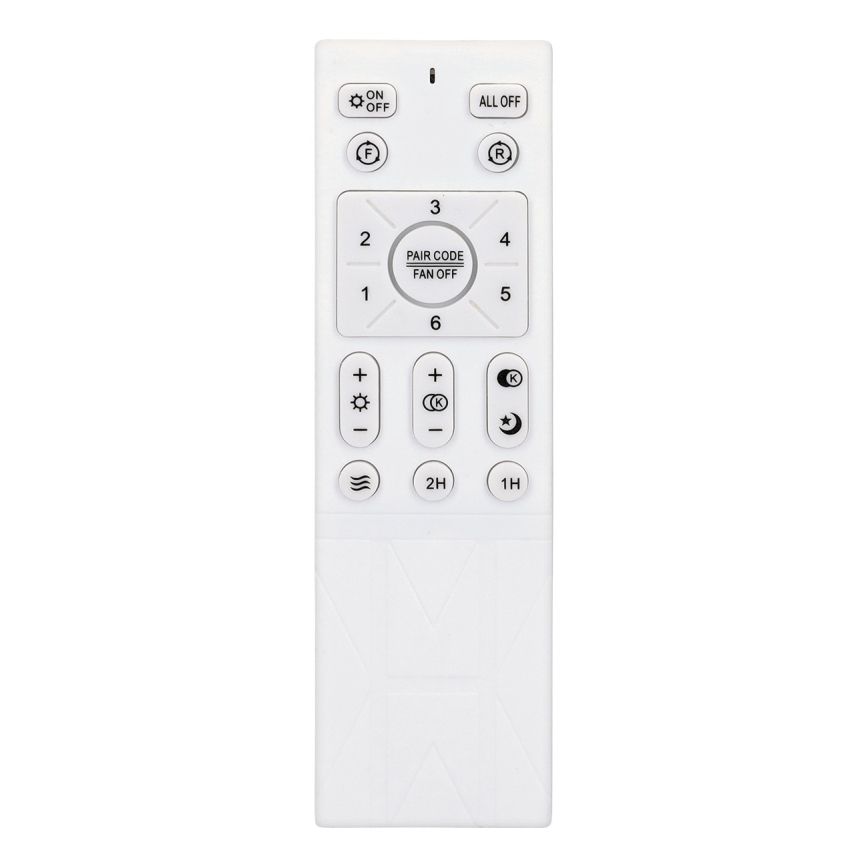 Brilagi - LED Димируем таванен вентилатор LED/30W/230V 3000-6500K черен + дистанционно управление