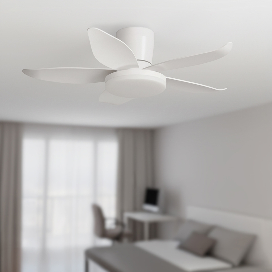 Brilagi - Димируем LED таванен вентилатор LED/32W/230V Ø95 cm бял + дистанционно управление