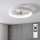 Brilagi - LED димируем таванен вентилатор LED/34W/230V 3000-6500K Ø 50 см бял + дистанционно управление