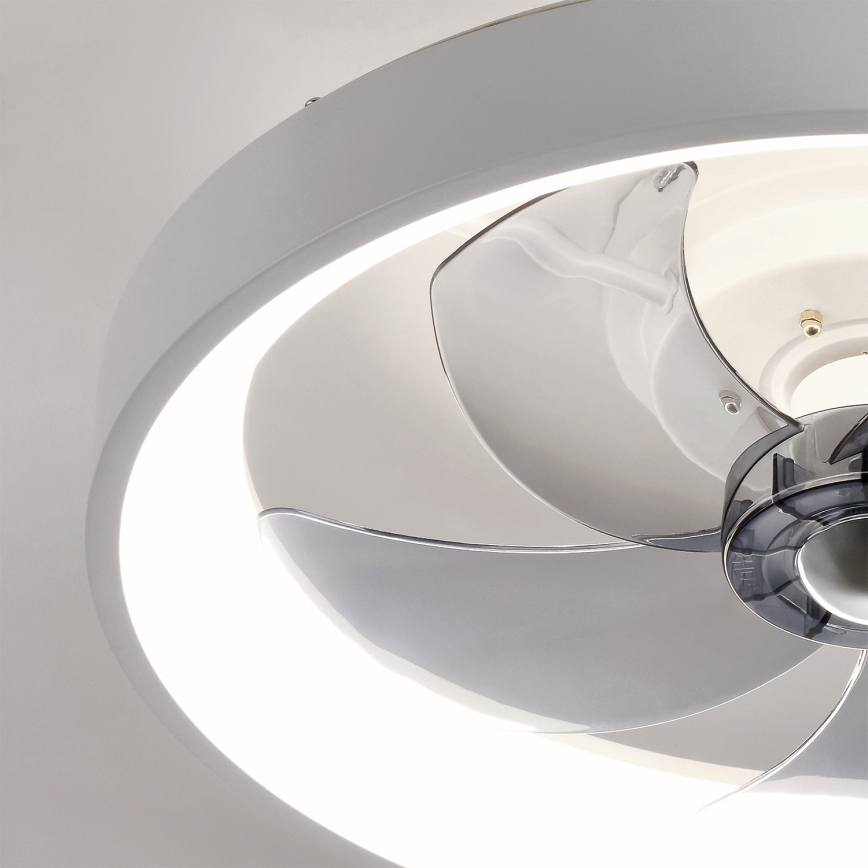 Brilagi - LED димируем таванен вентилатор LED/34W/230V 3000-6500K Ø 50 см бял + дистанционно управление