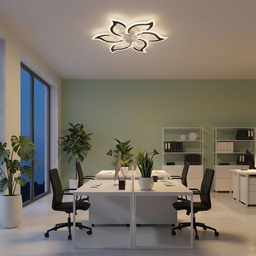 Brilagi - LED таванен вентилатор с регулируема яркост LED/34W/230V 3000-6500K Ø 83 cm черен + дистанционно управление