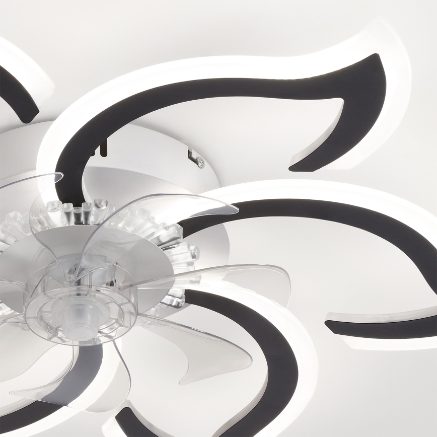 Brilagi - LED таванен вентилатор с регулируема яркост LED/34W/230V 3000-6500K Ø 83 cm черен + дистанционно управление