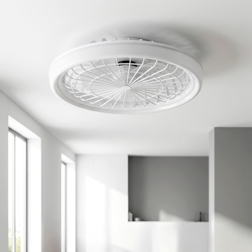 Brilagi - димируем таванен вентилатор с LED осветление LED/40W/230V 3000-6500K Ø 48 cm бял + дистанционно управление