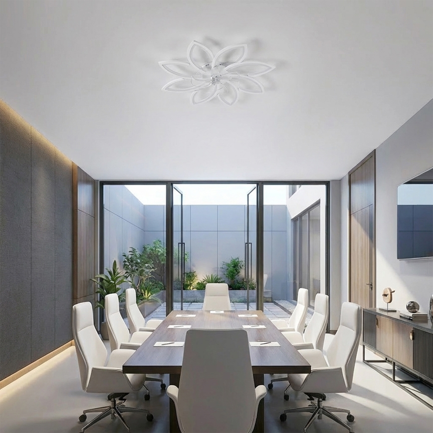 Brilagi - LED таванен вентилатор с димируемо осветление, 43W/230V, Ø 90 см, бял + дистанционно управление