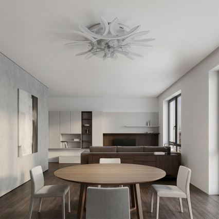 Brilagi - димируем LED таванен вентилатор, LED/70W/230V, 3000-6500K, диаметър 76 см, бял, с дистанционно управление