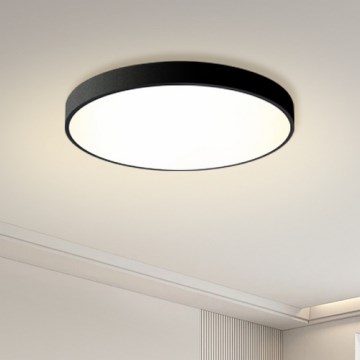 Brilagi - LED Димируем таванна лампа POOL LED/60W/230V 3000-6000K 60 см черна + дистанционно управление