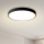 Brilagi - LED Димируем таванна лампа POOL LED/60W/230V 3000-6000K 60 см черна + дистанционно управление