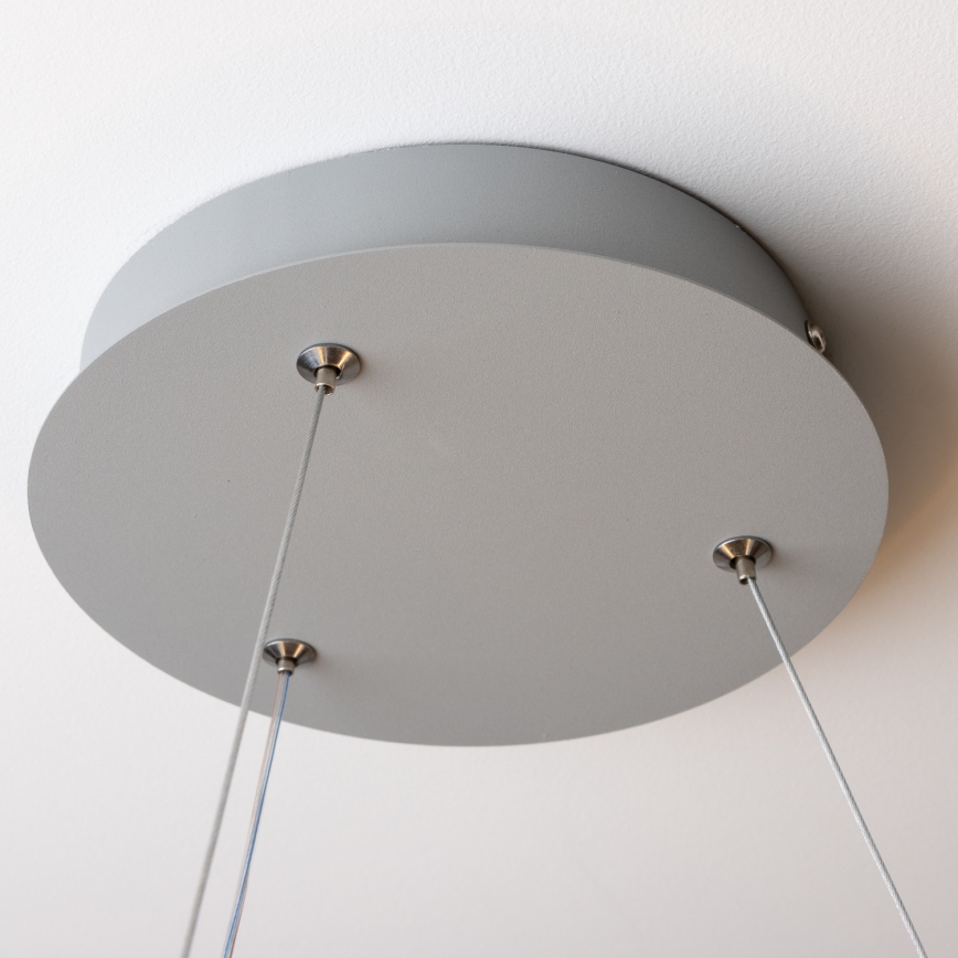 Brilagi - LED Димируем висящ полилей FALCON LED/40W/230V 3000-6500K Ø 45 см сив + дистанционно