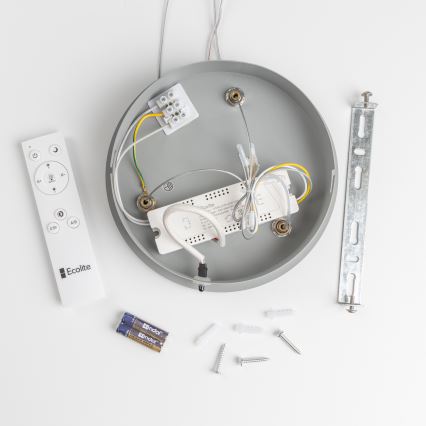 Brilagi - LED Димируем висящ полилей FALCON LED/40W/230V 3000-6500K Ø 45 см сив + дистанционно