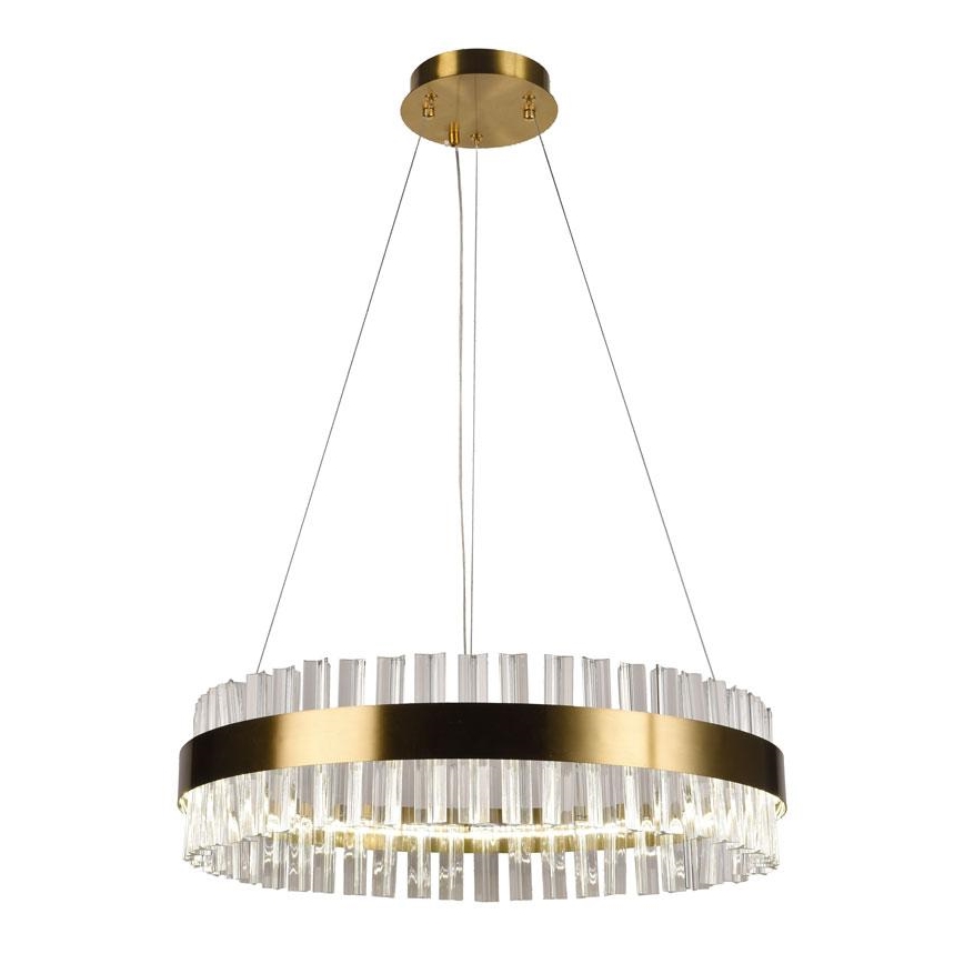 Brilagi - LED Димируем кристален полилей на връв HALO LED/40W/230V + дистанционно управление