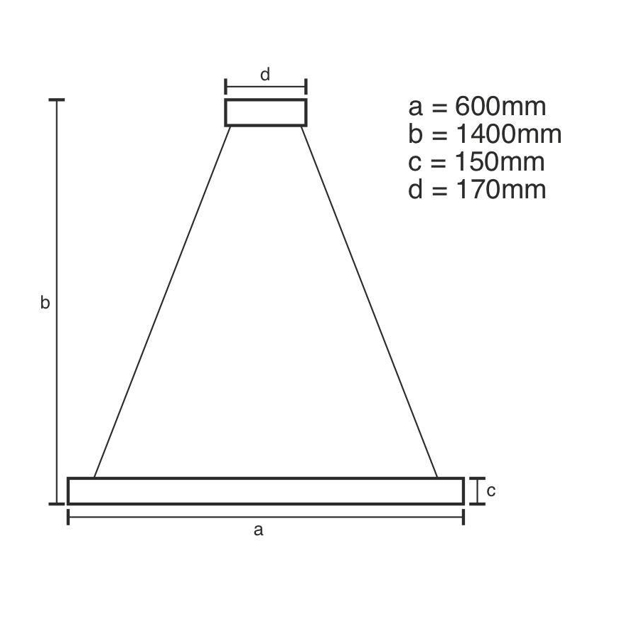 Brilagi - LED Димируем кристален полилей на връв HALO LED/40W/230V + дистанционно управление