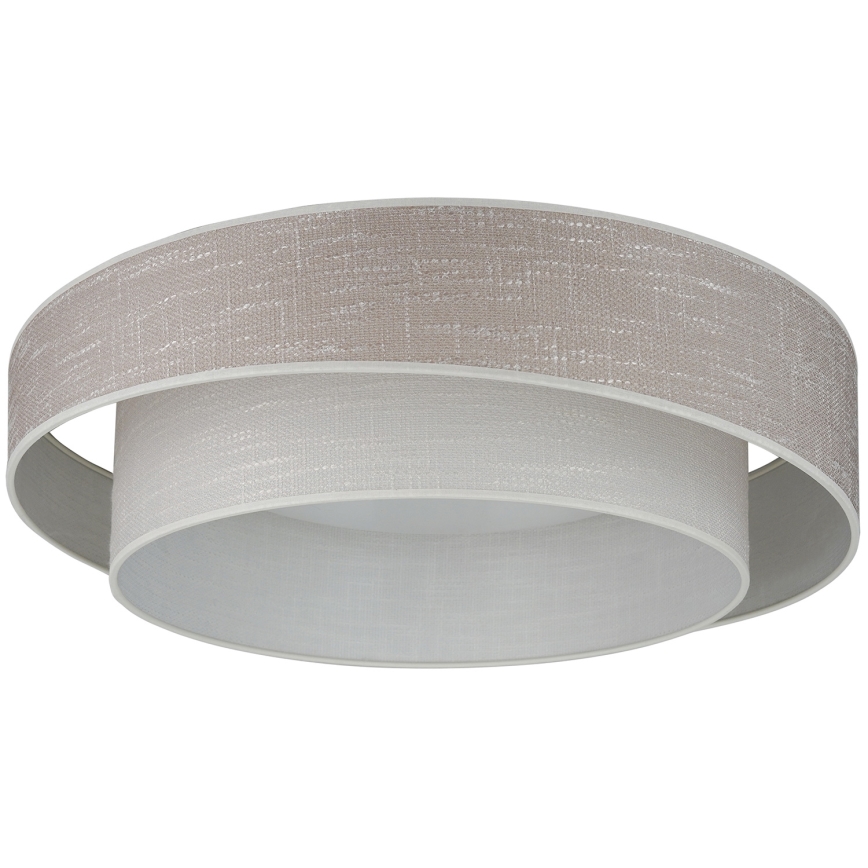Brilagi - LED Димируем плафон DOVER SHINE LED/24W/230V 3000/4000/6500K сив/кремав + дистанционно управление
