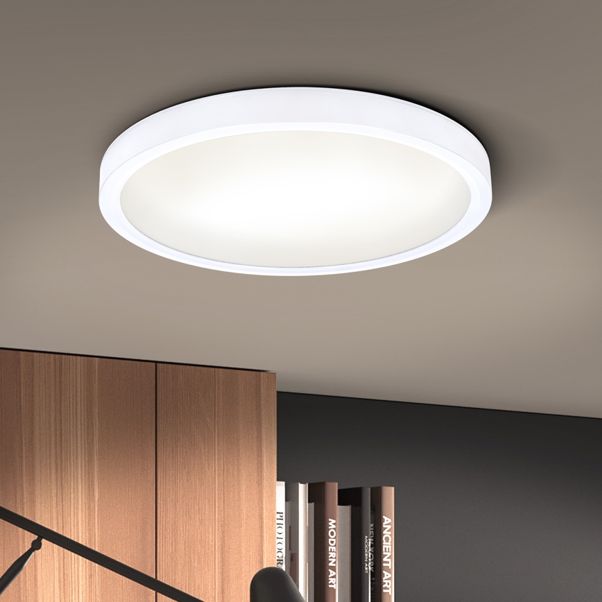 Brilagi - LED Димируем плафон ESTELA LED/36W/230V 3000-6500K ø 30 см бял + дистанционно управление