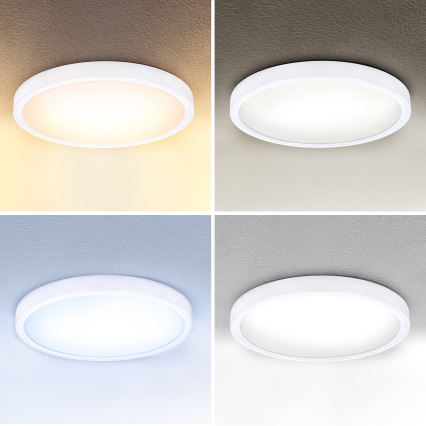 Brilagi - LED Димируем плафон ESTELA LED/48W/230V 3000-6500K ø 40 см бял + дистанционно управление