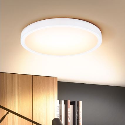 Brilagi - LED Димируем плафон ESTELA LED/48W/230V 3000-6500K ø 40 см бял + дистанционно управление