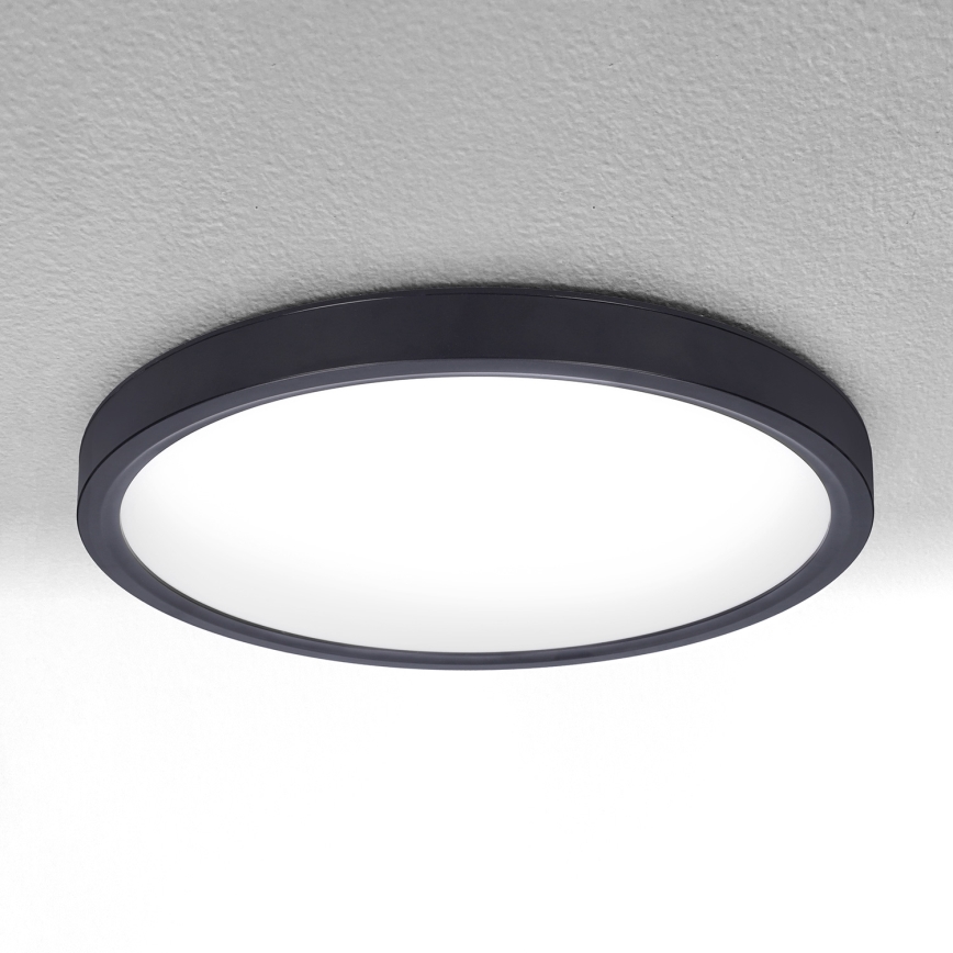 Brilagi - LED Димируем плафон ESTELA LED/48W/230V 3000-6500K ø 40 см черен + дистанционно управление
