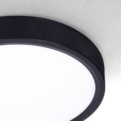 Brilagi - LED Димируем плафон ESTELA LED/48W/230V 3000-6500K ø 40 см черен + дистанционно управление