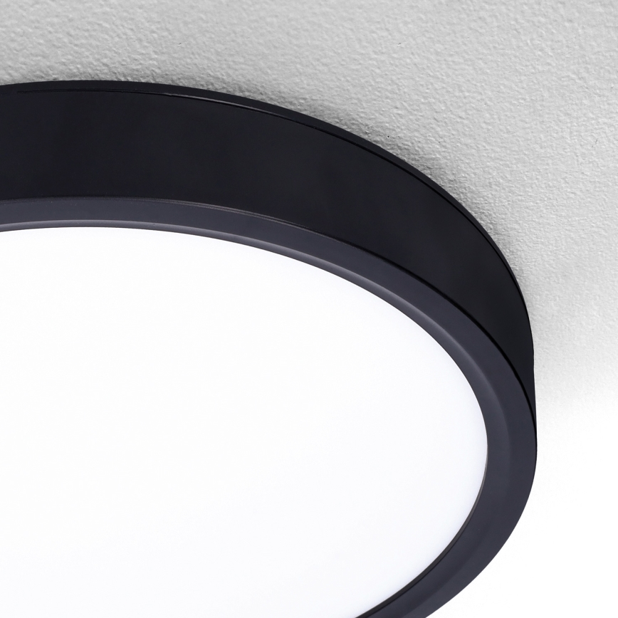 Brilagi - LED Димируем плафон ESTELA LED/48W/230V 3000-6500K ø 40 см черен + дистанционно управление