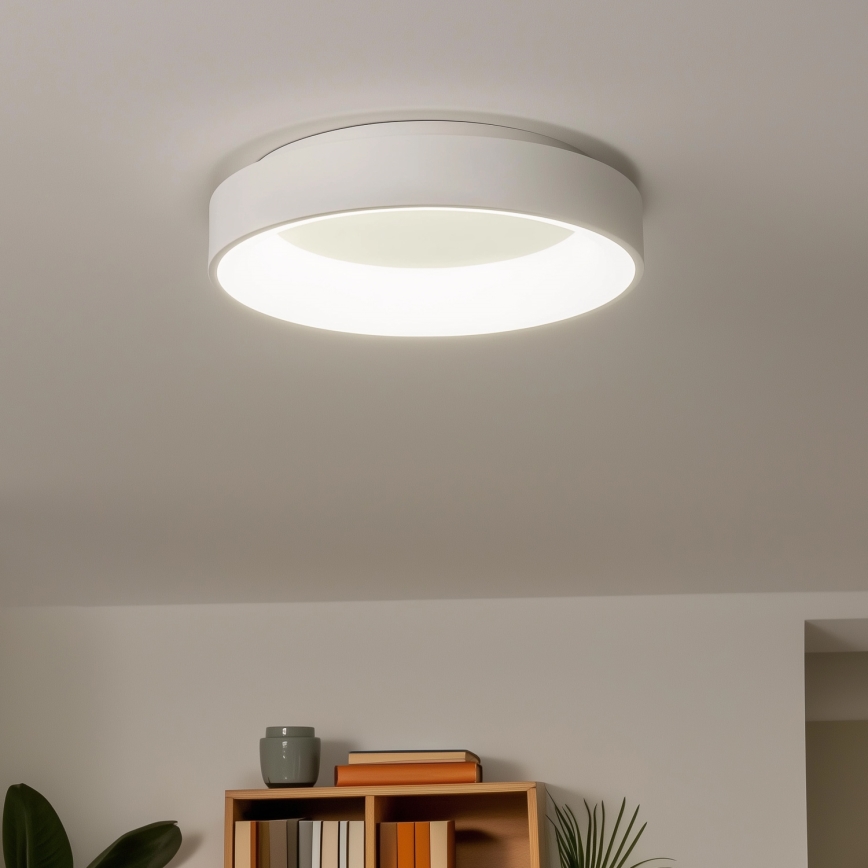 Brilagi - LED Димируема лампа FALCON LED/80W/230V 3000-6500K Ø 60 см бяла + дистанционно