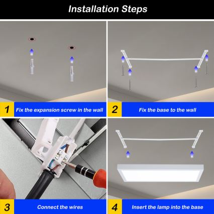 Brilagi - LED Димируем плафон за баня FRAME SMART LED/30W/230V 30x60 см 3000-6000K IP44 бял + дистанционно управление