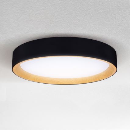 Brilagi - LED Димируем плафон LARIOS LED/48W/230V 3000-6500K ø 39 см черен + дистанционно управление