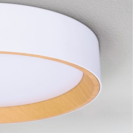 Brilagi - LED Димируем плафон LARIOS LED/60W/230V 3000-6500K ø 49 см бял + дистанционно управление