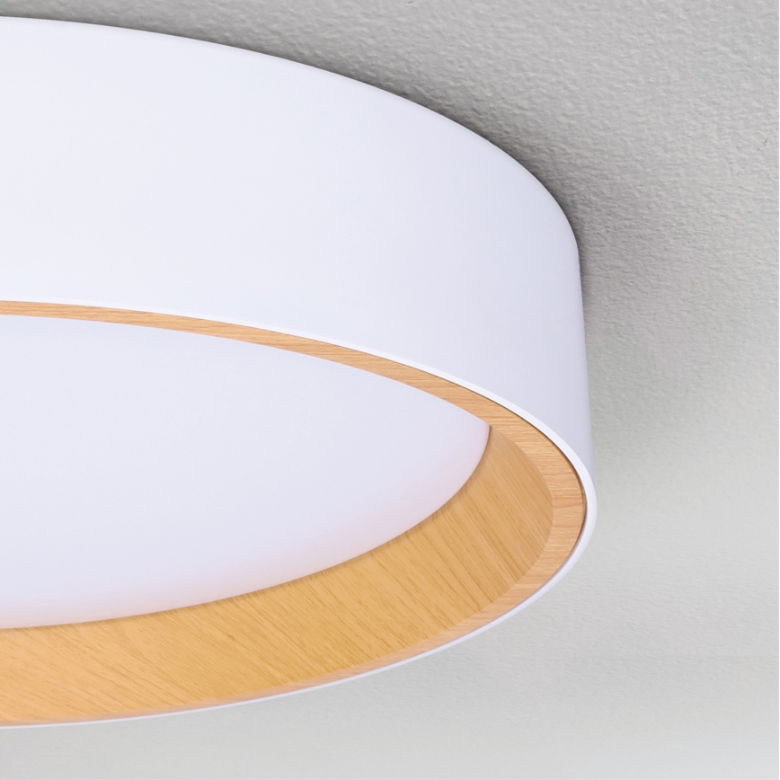 Brilagi - LED Димируем плафон LARIOS LED/60W/230V 3000-6500K ø 49 см бял + дистанционно управление