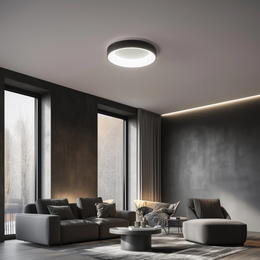 Brilagi - LED Димируема лампа FALCON LED/40W/230V 3000-6500K черна + дистанционно