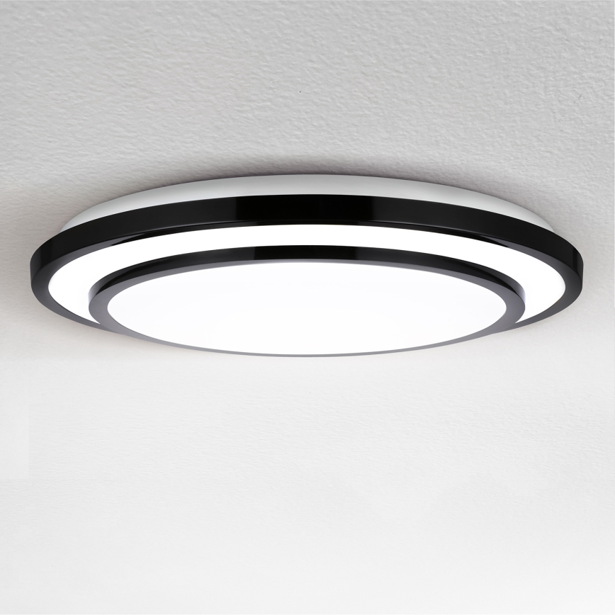 Brilagi - LED Димируем плафон LUCIANO LED/48W/230V 3000-6500K ø 39 см черен + дистанционно управление