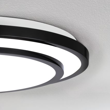 Brilagi - LED Димируем плафон LUCIANO LED/48W/230V 3000-6500K ø 39 см черен + дистанционно управление
