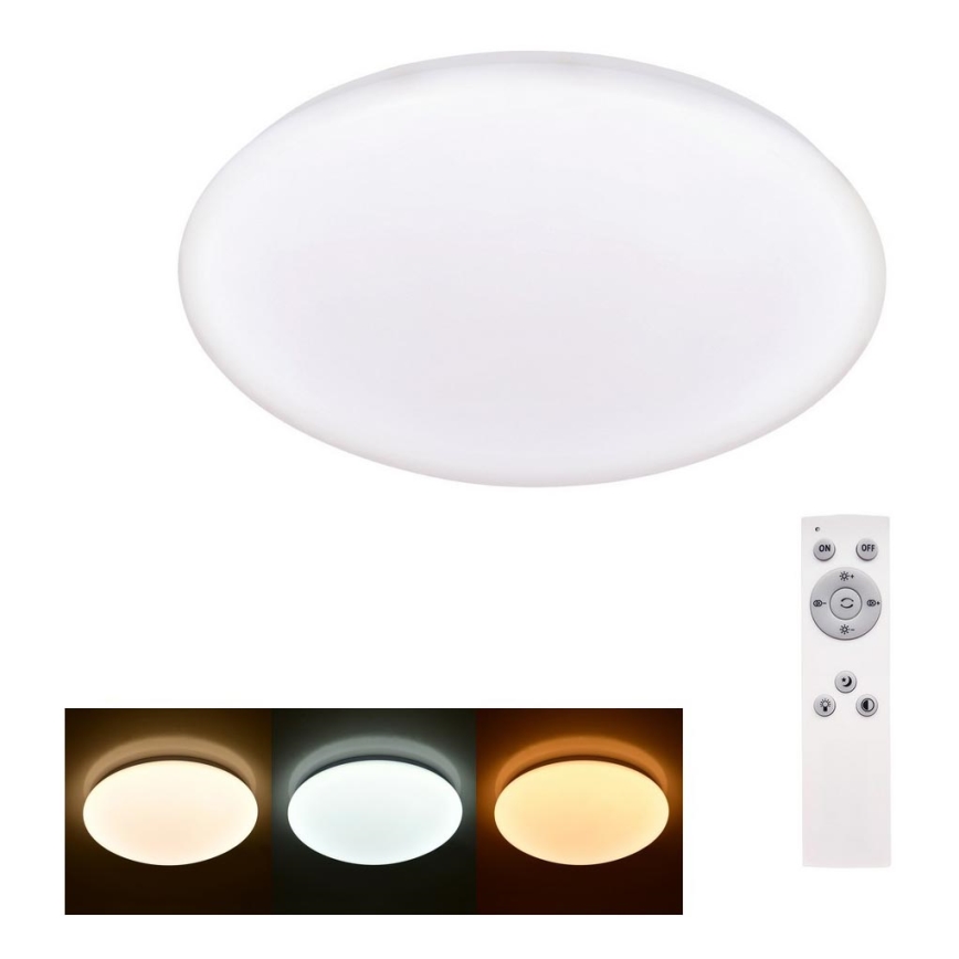 Brilagi - LED Димируема лампа MILKY LED/24W/230V + дистанционно 3000K-6500K