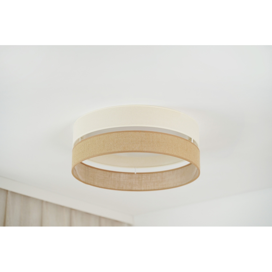 Brilagi - LED Димируем плафон ROYAL YUTE LED/24W/230V Ø 45 см 3000/4000/6500K бежов/кремав  + дистанционно управление