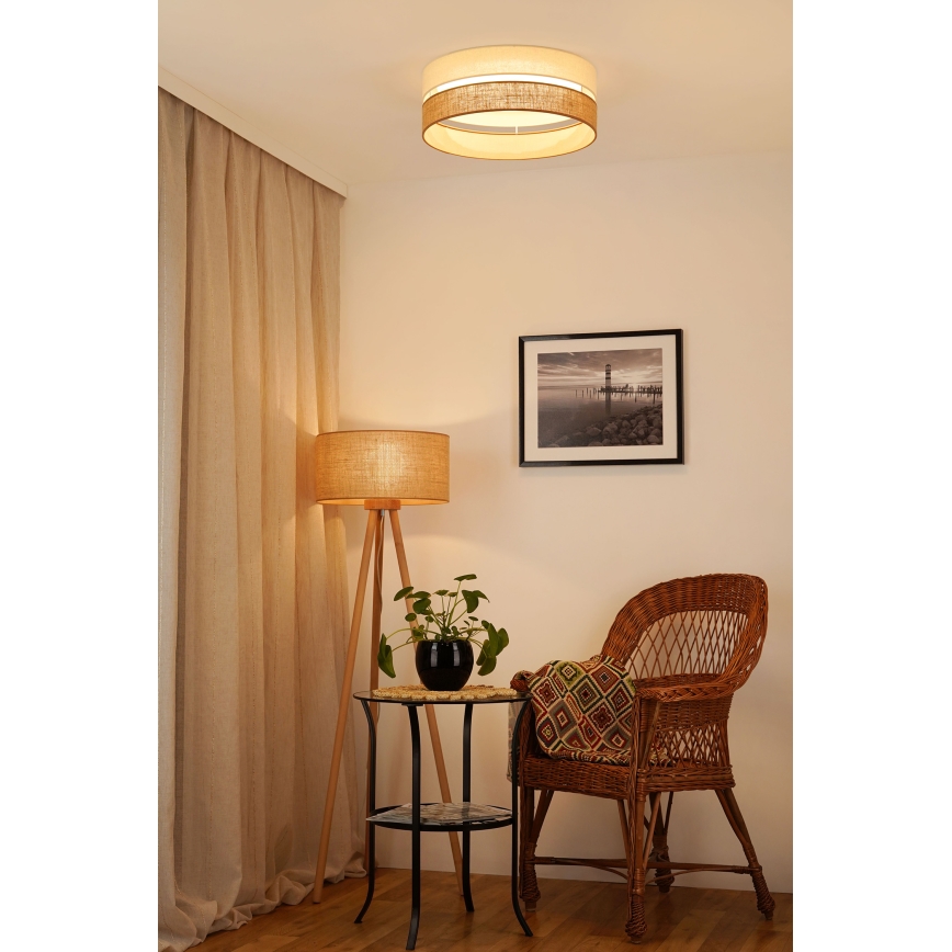 Brilagi - LED Димируем плафон ROYAL YUTE LED/24W/230V Ø 45 см 3000/4000/6500K бежов/кремав  + дистанционно управление
