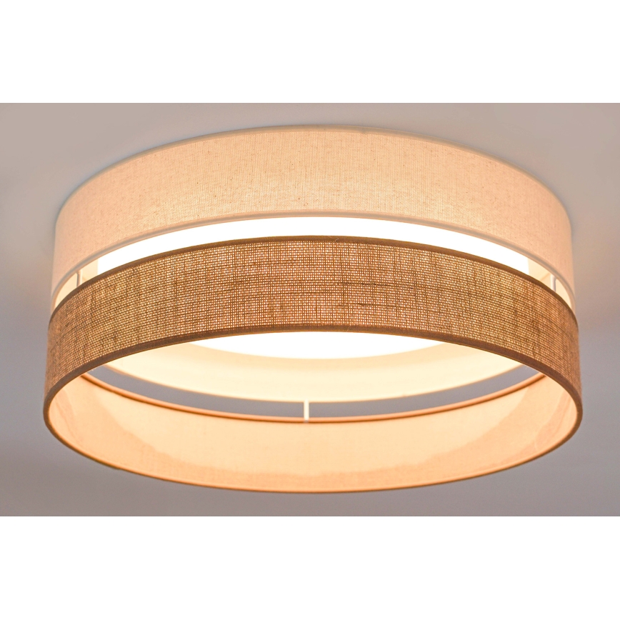 Brilagi - LED Димируем плафон ROYAL YUTE LED/24W/230V Ø 45 см 3000/4000/6500K бежов/кремав  + дистанционно управление
