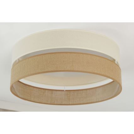 Brilagi - LED Димируем плафон ROYAL YUTE LED/24W/230V Ø 45 см 3000/4000/6500K бежов/кремав  + дистанционно управление