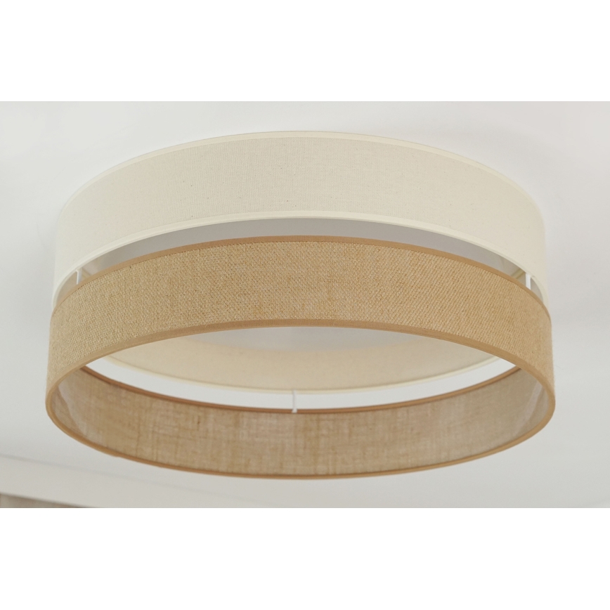 Brilagi - LED Димируем плафон ROYAL YUTE LED/24W/230V Ø 45 см 3000/4000/6500K бежов/кремав  + дистанционно управление