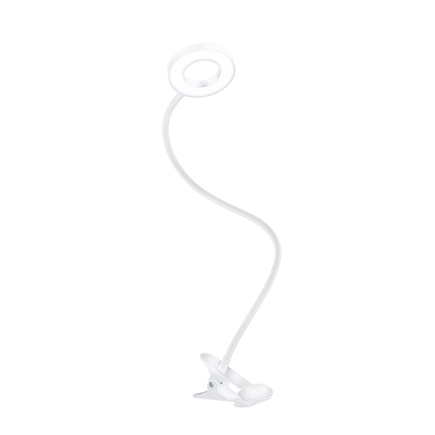 Brilagi - LED Димируема лампа с щипка ORBELA LED/8W/230V 3000/4000/5000K бял