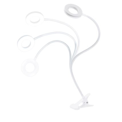 Brilagi - LED Димируема лампа с щипка ORBELA LED/8W/230V 3000/4000/5000K бял