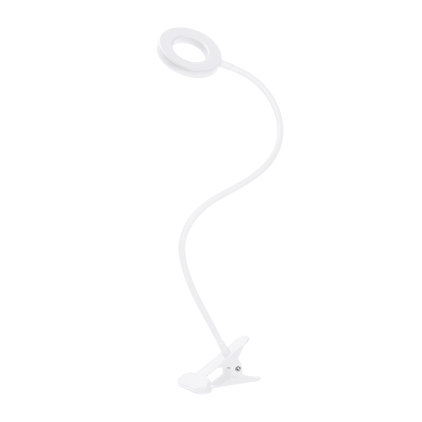 Brilagi - LED Димируема лампа с щипка ORBELA LED/8W/230V 3000/4000/5000K бял