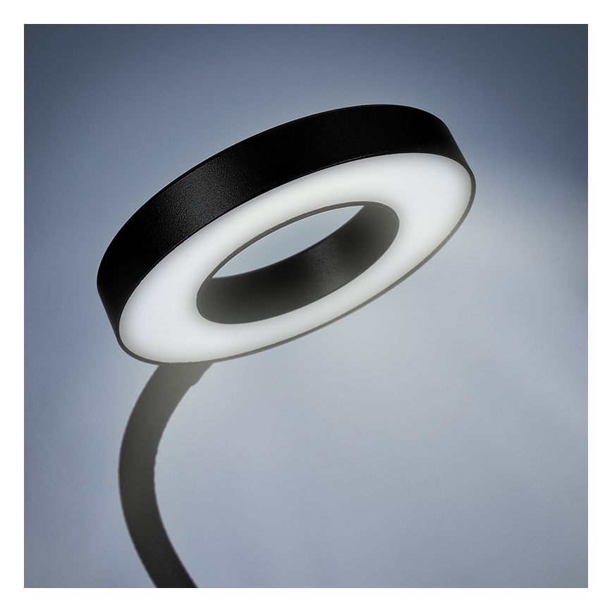 Brilagi -LED Димируема лампа с щипка ORBELA LED/8W/5V 3000/4000/5000K черна