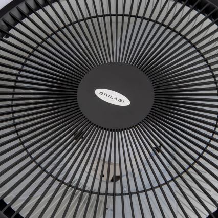 Brilagi - LED Димируема лампа с вентилатор AURA LED/38W/230V 3000-6000K черен + дистанционно управление