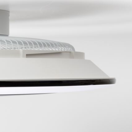 Brilagi - LED Димируема лампа с вентилатор AURA LED/38W/230V 3000-6000K черен + дистанционно управление