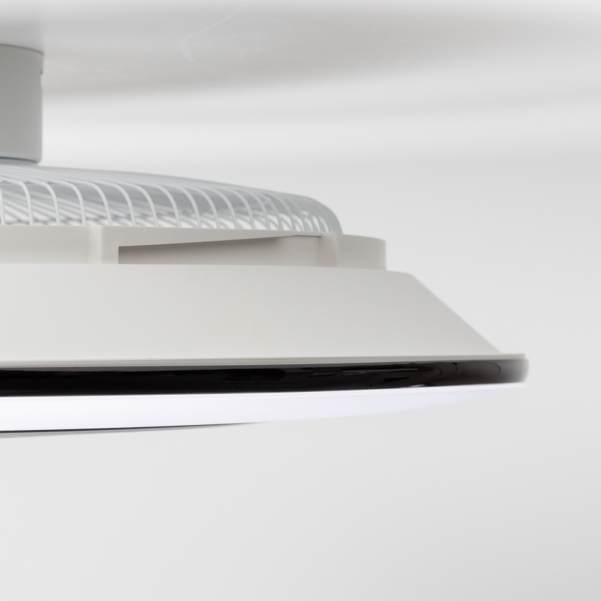 Brilagi - LED Димируема лампа с вентилатор AURA LED/38W/230V 3000-6000K черен + дистанционно управление