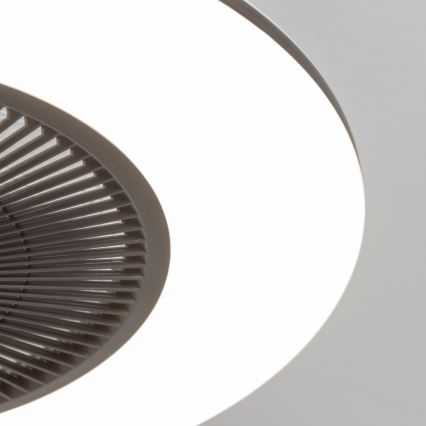 Brilagi - LED Димируема лампа с вентилатор AURA LED/38W/230V 3000-6000K черен + дистанционно управление